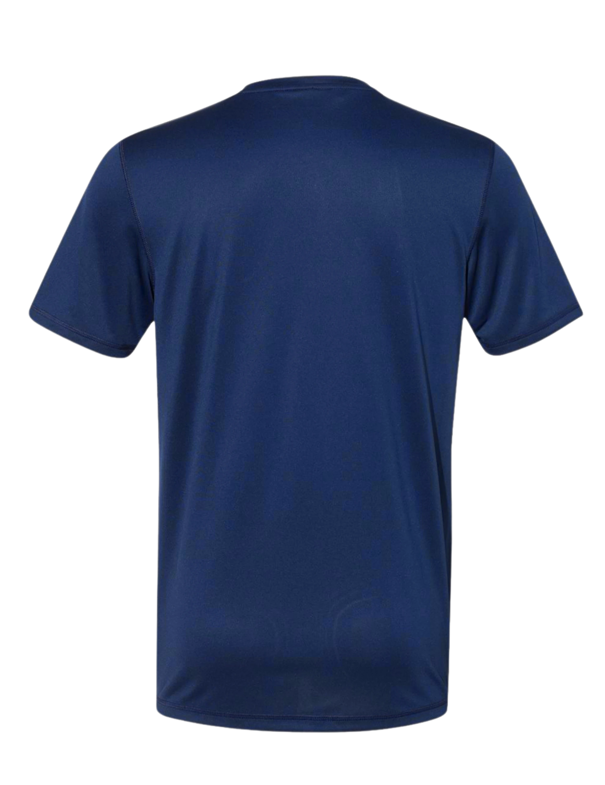 Men's Quick-Dry Short Sleeve Crew Neck Athletic T-Shirt - Rear View