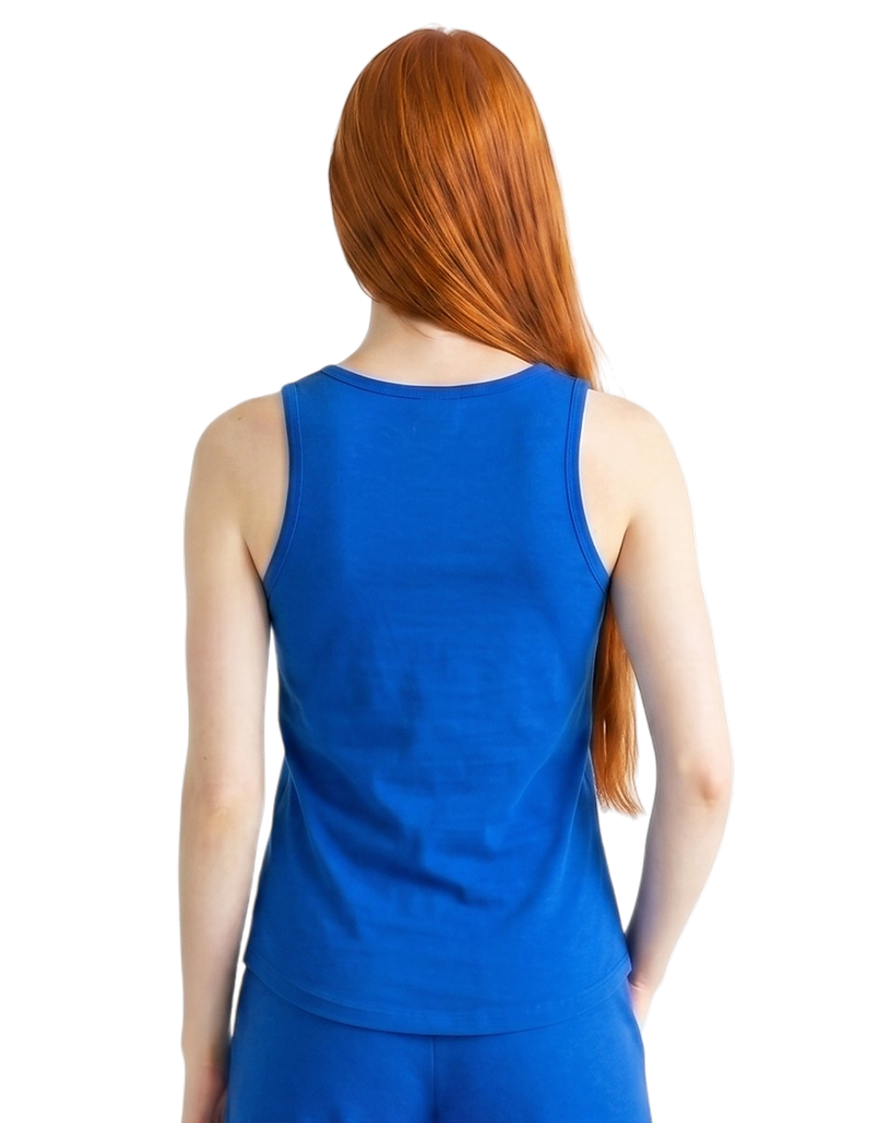 PORT&COMPANY female tank top Royal blue - Old Logo