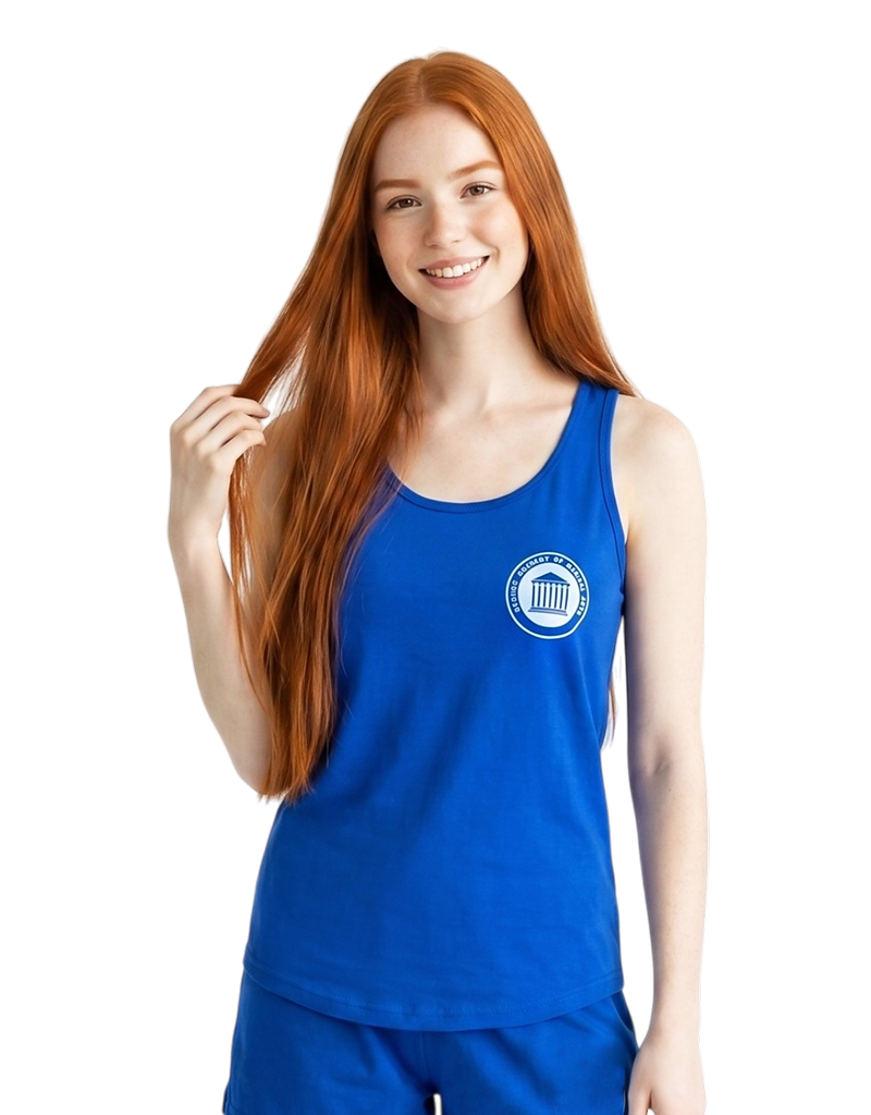 PORT&COMPANY female tank top Royal blue - Old Logo