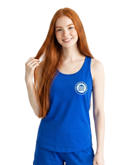 PORT&COMPANY female tank top Royal blue - Old Logo