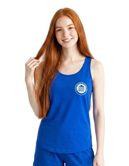 PORT&COMPANY female tank top Royal blue - Old Logo