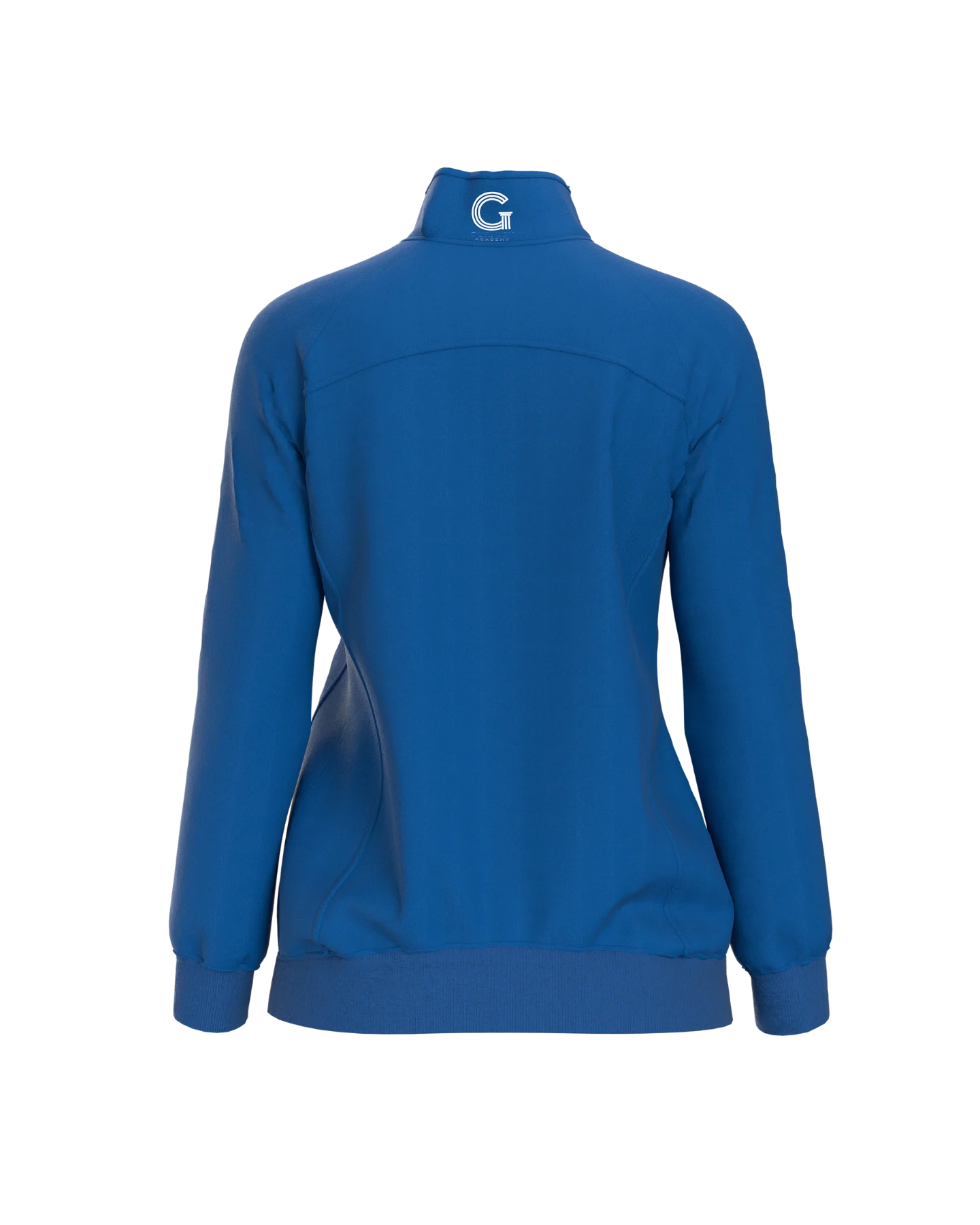 Women's Soft Lightweight Full-Zip Fleece Jacket - Rear View