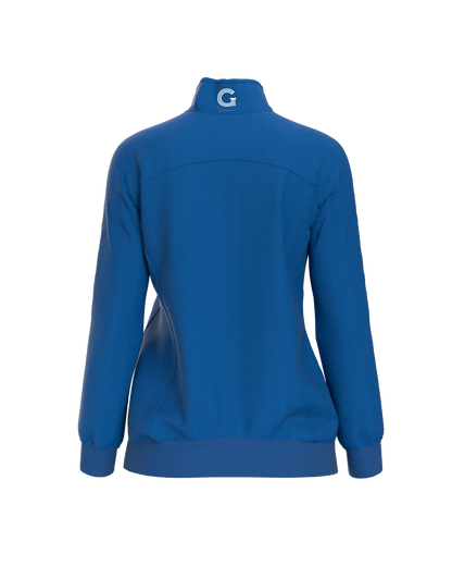 Women's Soft Lightweight Full-Zip Fleece Jacket - Rear View